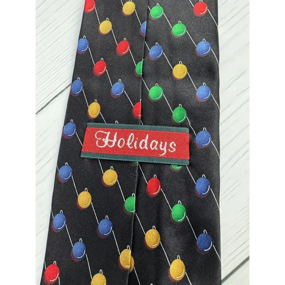 Holidays Men's‎ Ties Necktie Christmas Lights 4